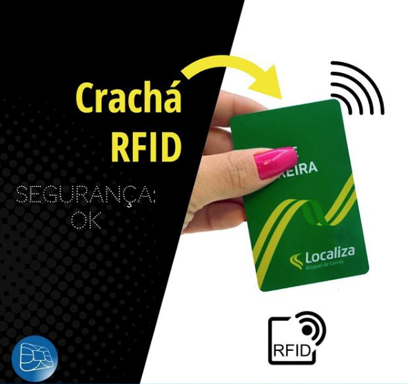 Crachá RFID maior segurança para sua empresa