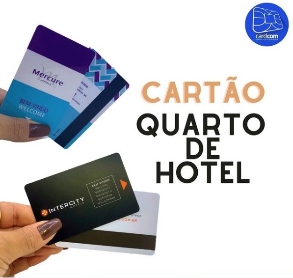 Cartão quarto de hotel