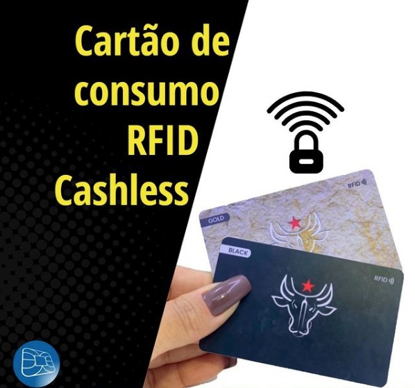 Cartão de consumo RFID Cashless