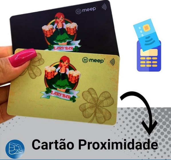 Cartão de consumo sem contato! Cashless