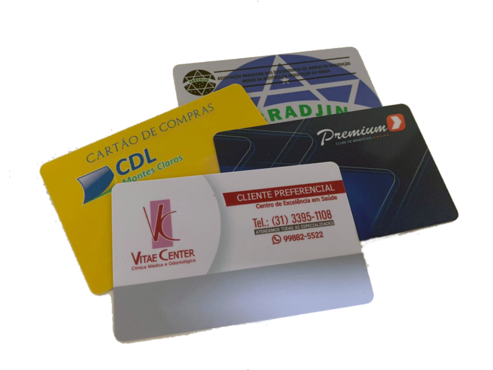 Carteirinha para instituições de ensino PVC preço em BH