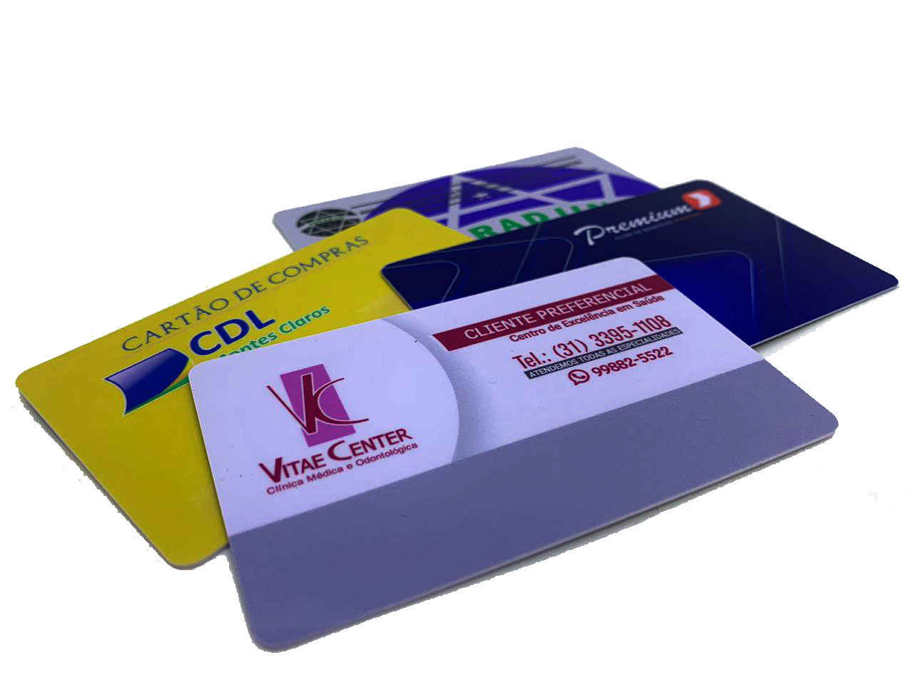 Carteirinha prédios comerciais PVC preço em BH
