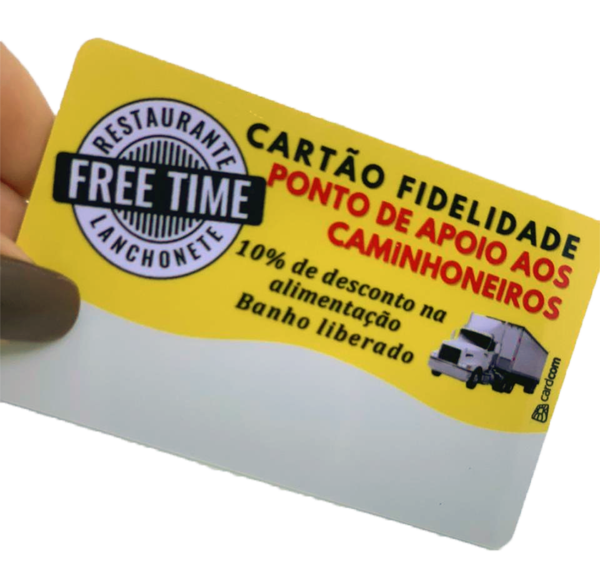 Carteirinha fidelidade PVC preço em BH