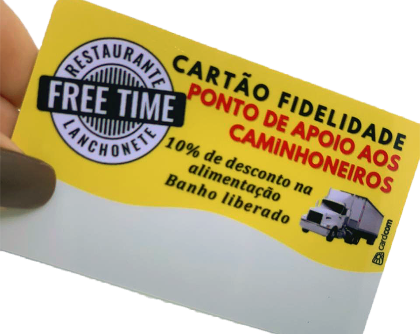 Carteirinha fidelidade PVC preço em BH