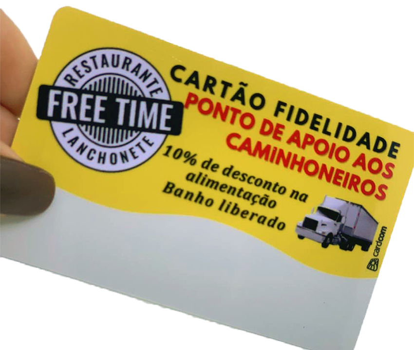 Carteirinha fidelidade PVC preço em BH