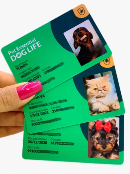 Carteirinha para plano de saúde Pet PVC preço em BH