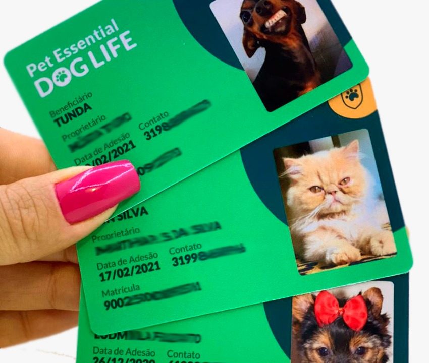 Carteirinha para plano de saúde Pet PVC preço em BH