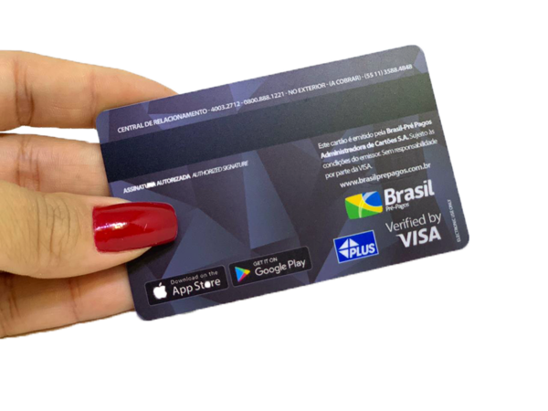 Cartão PVC com tarja magnética